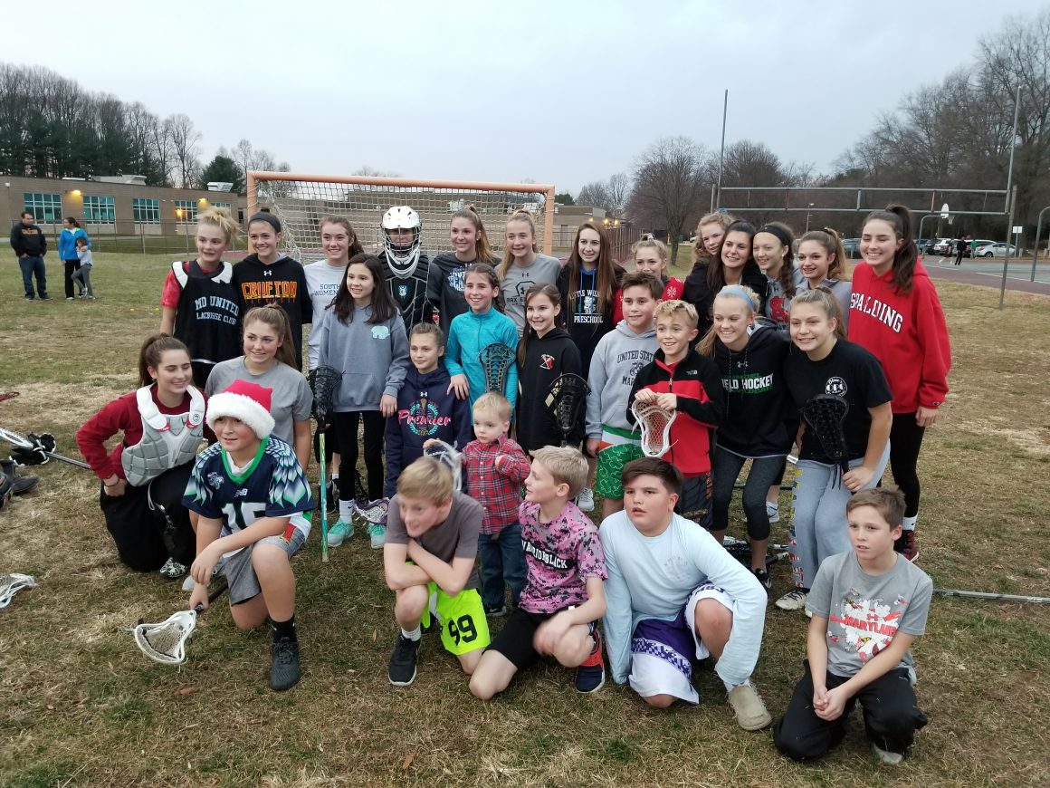 Just a bunch of Crofton Laxers getting ready for the 2018 season in Dec, 2017