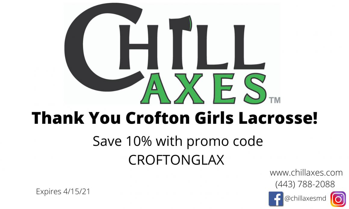 A “Thank You” Coupon from Chill Axes!