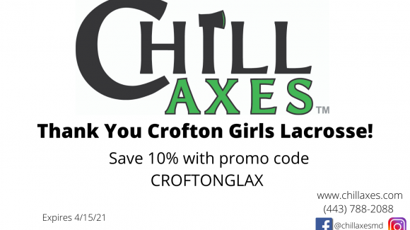 A “Thank You” Coupon from Chill Axes!